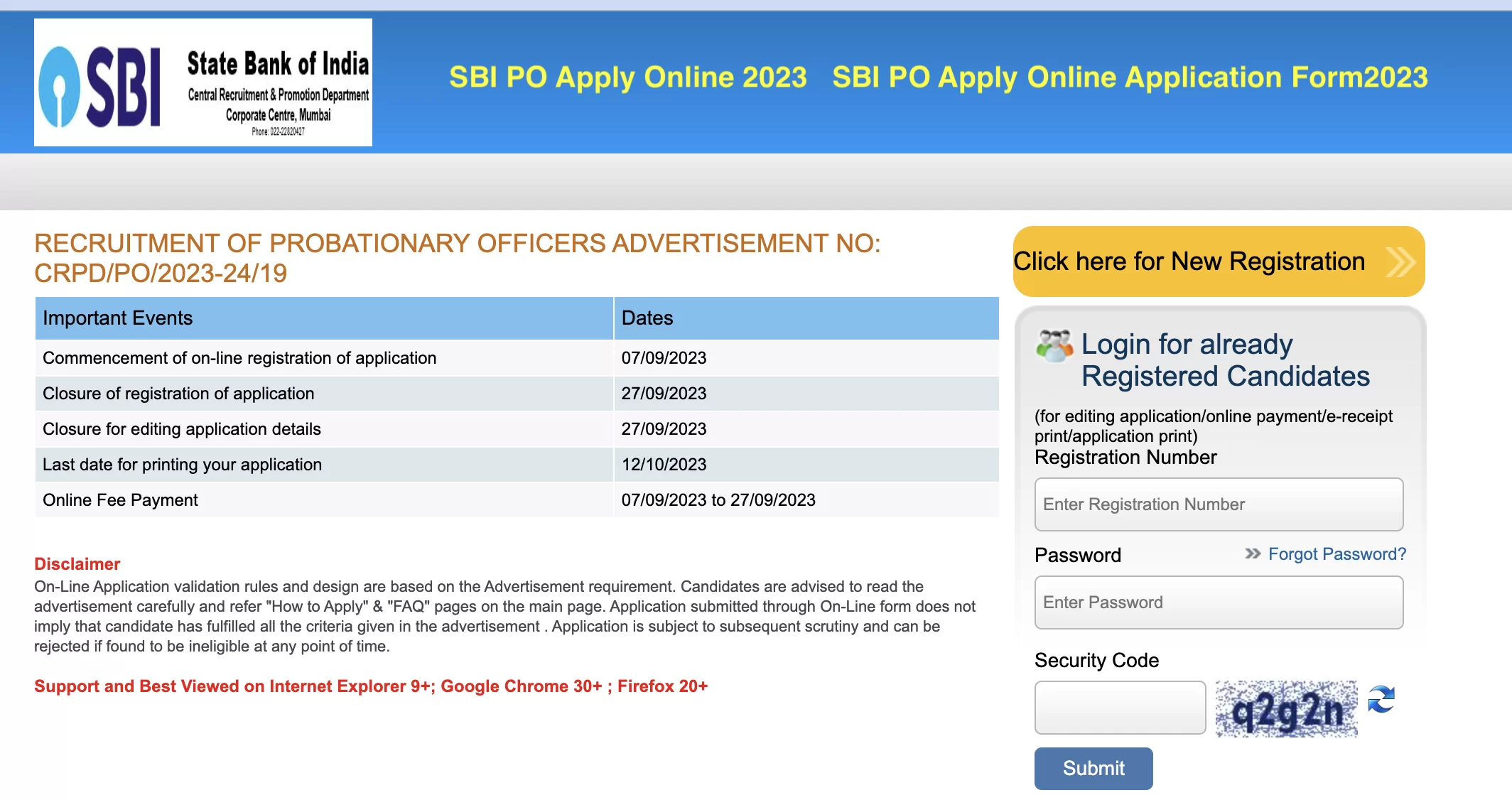 SBI PO Apply Online 2023, SBI PO 2023 Online Application: Apply Now for 2000 PO Posts